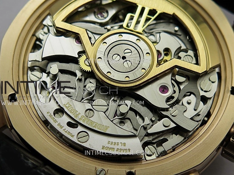Code 11.59 Chrono 26393 RG APSF 1:1 Best Edition Black Dial On Black Leather Strap Super Clone SA4401